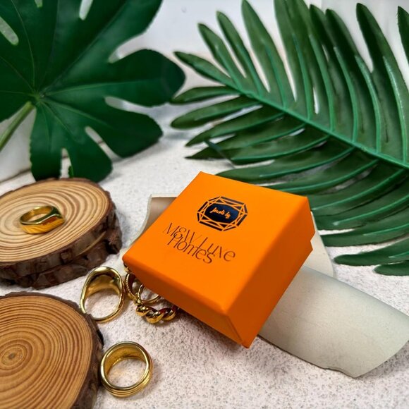 Purple Zircon Huggie Hoop Earrings 18K Gold Plated Stainless Steel Women’s Jewel - Picture 8 of 9